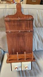 Porta spezie/utensili rustico