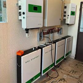 Fotovoltaico 10kw impianto 6kw kit batterie litio