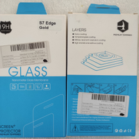 Vetro protettivo Samsung S6 Edge gold