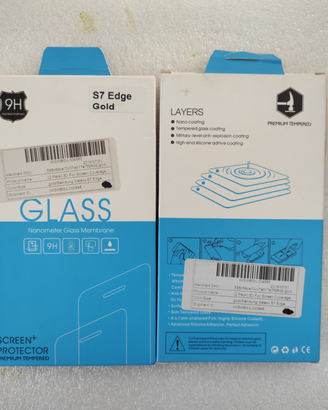 Vetro protettivo Samsung S6 Edge gold