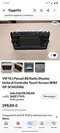 autoradio VW Transporter t6 2021