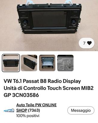 autoradio VW Transporter t6 2021