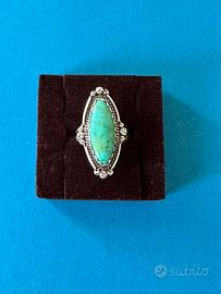 Anelllo turchese Navajo a spola