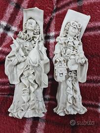 Statuette artigianali in ceramica 