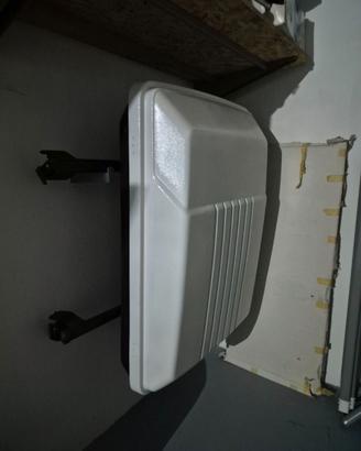 Box portapacchi auto da tetto completo di barre