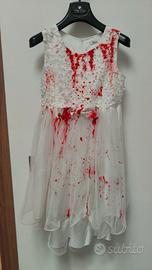 Carnevale , Halloween sposa assassina 8/ 10 anni 