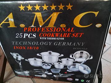 Batterie di Pentole 25 Pezzi   A.M.C 