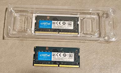 RAM DDR4 4GB+4GB SODIMM 2400MHz Crucial