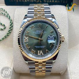 Rolex Datejust Ref.126233 - Green Roman Diamond