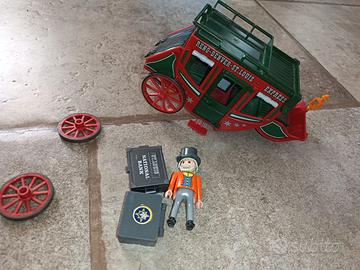 Playmobil carrozza e uomo