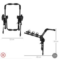 Portabiciclette Homcom nuovo, mai usato