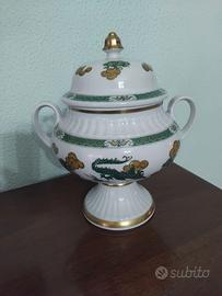  piattini anni 50 e vaso ceramica BAVARIA. 