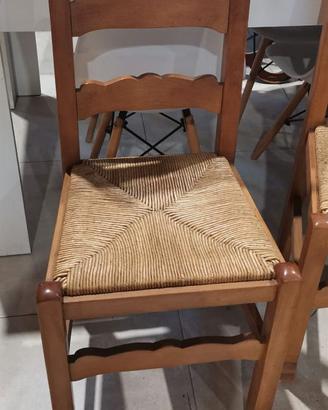 Codice: 274151  SET 6 SEDIE IN LEGNO COLORE NOCE C