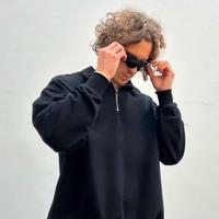 Felpa da uomo con zip,taglia M,nuovo