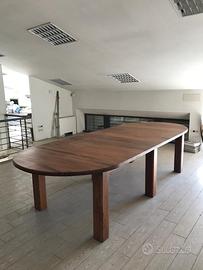 Tavolo in castagno da botti da vino – 5 metri