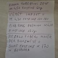 3 canne da pesca