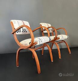 Coppia di sedie anni 50 - Italia