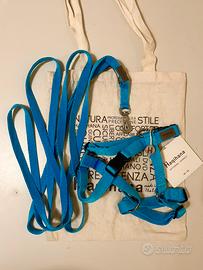 Pettorina Haqihana S con guinzaglio e bag nuovi