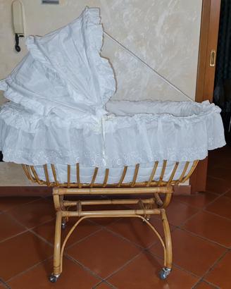 Culla in bambù anni 80