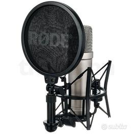 MICROFONO RODE NT1  ( 2 MIC.) + RAGNO ANTI POP(2)
