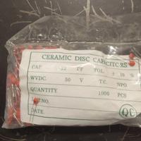 Condensatore ceramico 22pF 50V