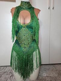 Body da ballo colore verde 