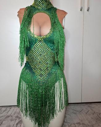 Body da ballo colore verde 