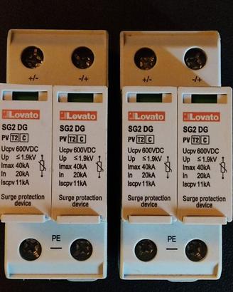 Scaricatore sovratensioni SPD Lovato 2 pezzi