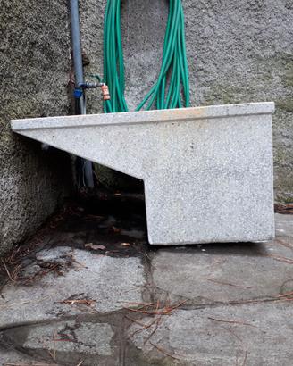 lavandino pietra cemento esterno
