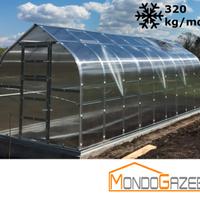 Serra PROFESSIONALE gazebo a goccia 2,5x2/4/6/8/10