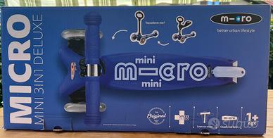 Monopattino mini micro 3in1 deluxe