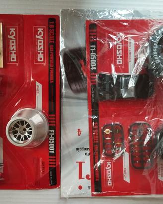 Lotto Fascicoli 1 e 4 Ferrari F2005 Kyosho 1:8-Nuo