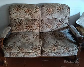 Divano struttura in legno 2 posti