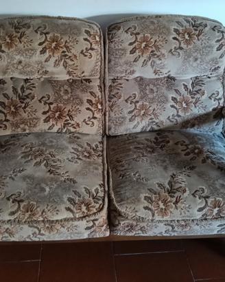 Divano struttura in legno 2 posti