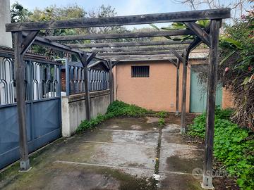 Pergola in legno trattato 3x5mt