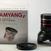 Samyang 12mm F2.0 - e-mount obiettivo grandangolo