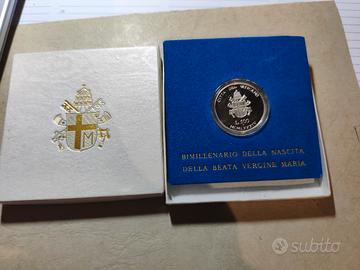500 argento vaticano fondo specchio 1984