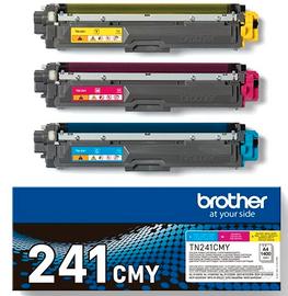 TONER BROTHER ORIGINALE TN241CMY PACCO DA TRE COLO