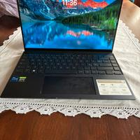 Pc Asus Zenbook 14X OLED i7 RTX, come nuovo top