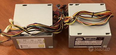 Lotto 2 Alimentatori 500W per PC