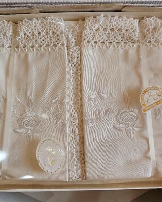 Completo letto ricami fiorentini