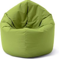 Pouf poltrona a sacco Lumaland verde tipo fantozzi