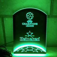 Piccola e rara Lampada Luminosa Heineken