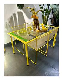 Tavolo con sedie vintage anni 60-70