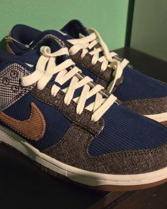 Nike Dunk Low Tweed Corduroy nuove con etichetta