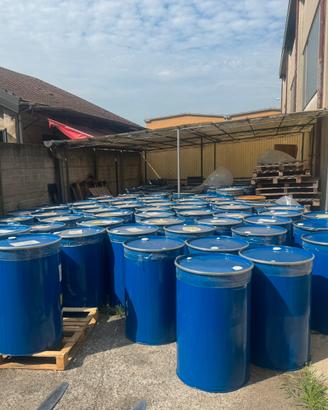 Bidone metallo 200 litri