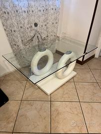 Tavolino in vetro