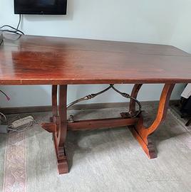 tavolo/consolle in legno massello