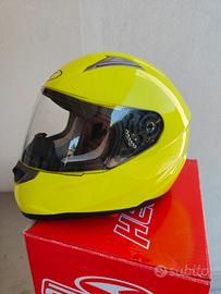 Casco integrale giallo fluo 