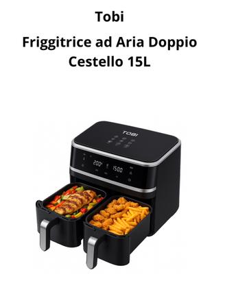 TOBI TB-963 Friggitricr doppio cestello 15l